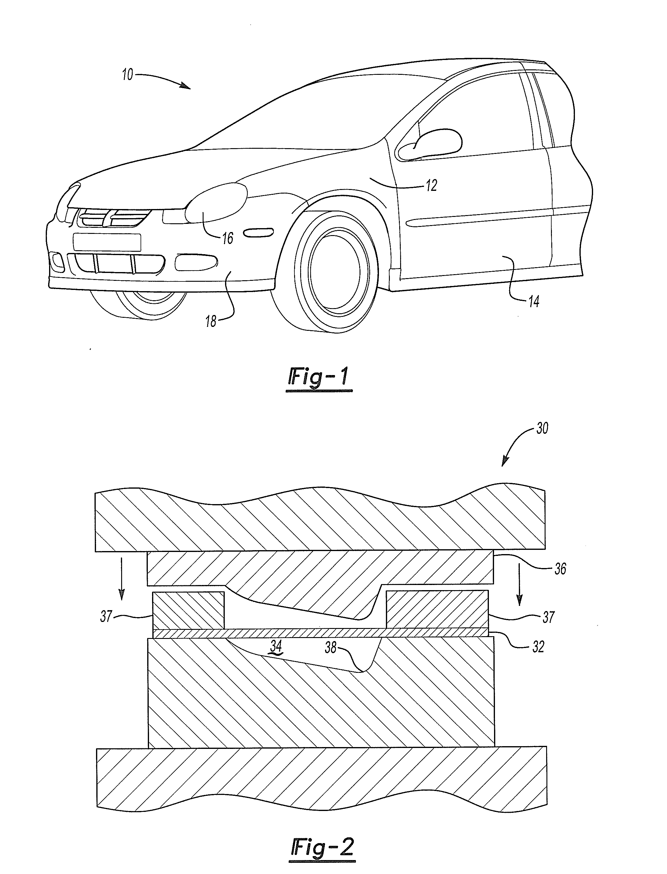 Method of forming a panel from a metal alloy sheet