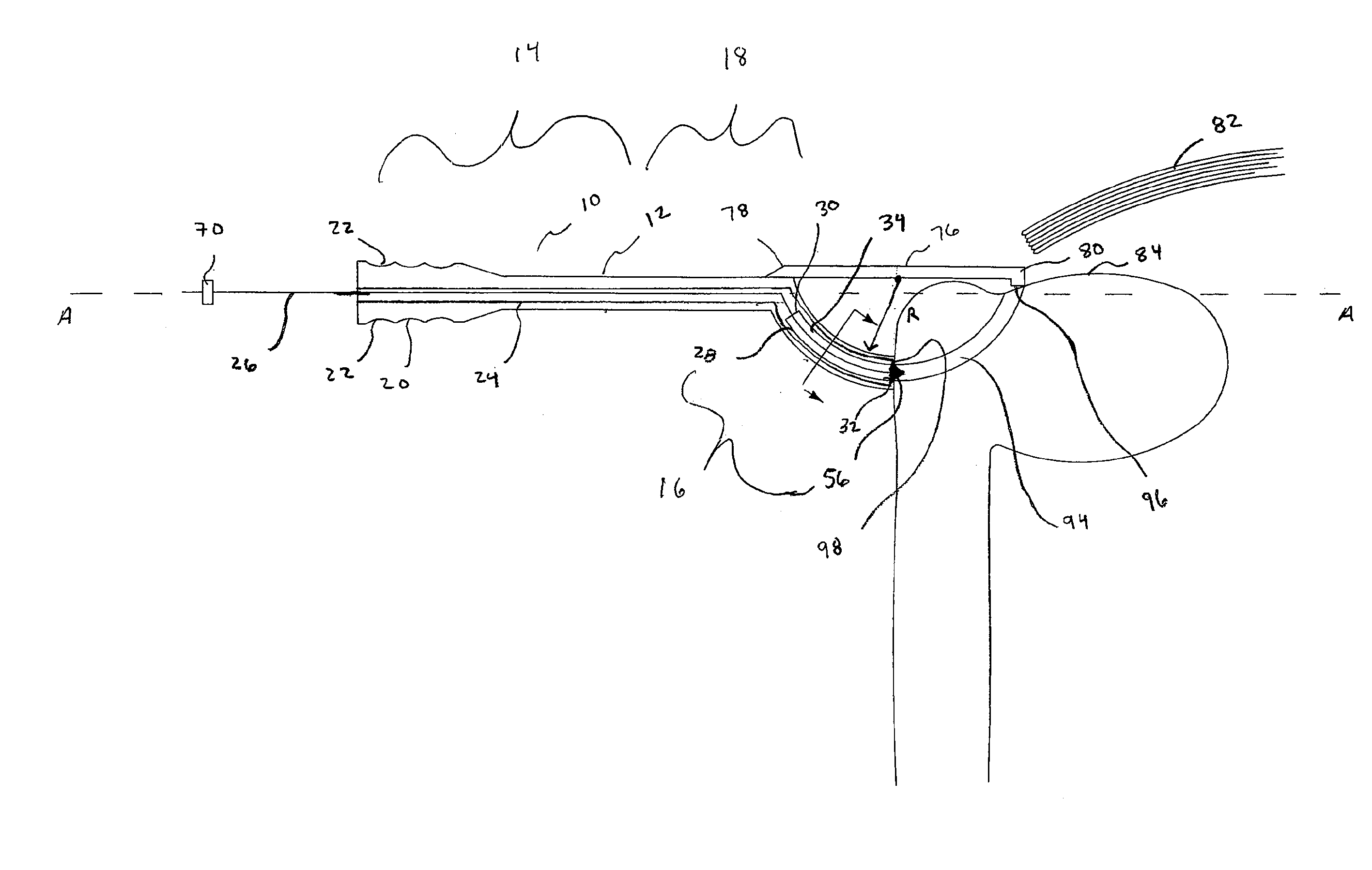 Arthroscopic tunnel guide for rotator cuff repair