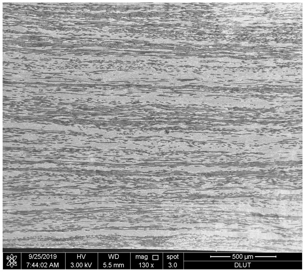 Method for preparing continuous carbon fiber toughened ultrahigh-temperature ceramic-based composite material through electrophoretic deposition