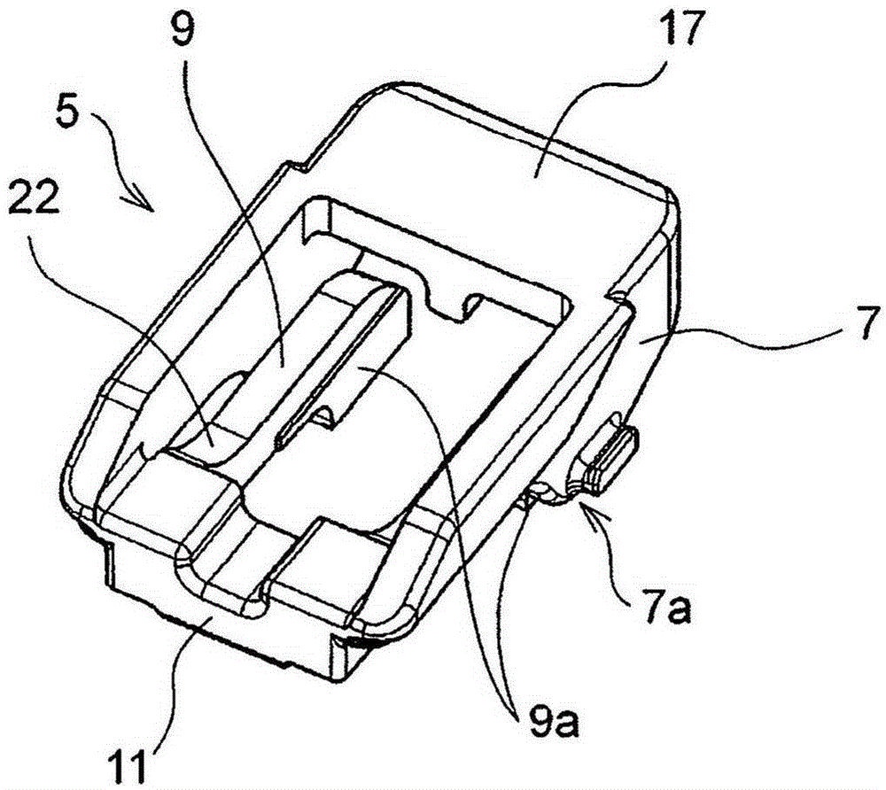 Locking structure of the connector