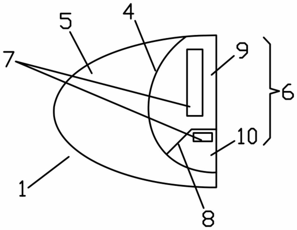 A palm plaster shaping tool