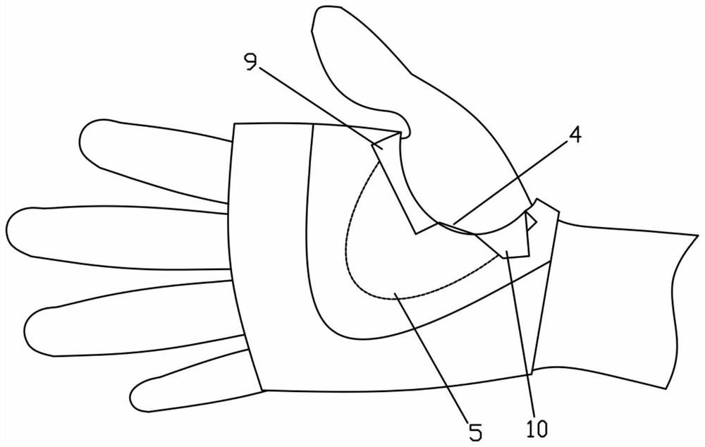 A palm plaster shaping tool