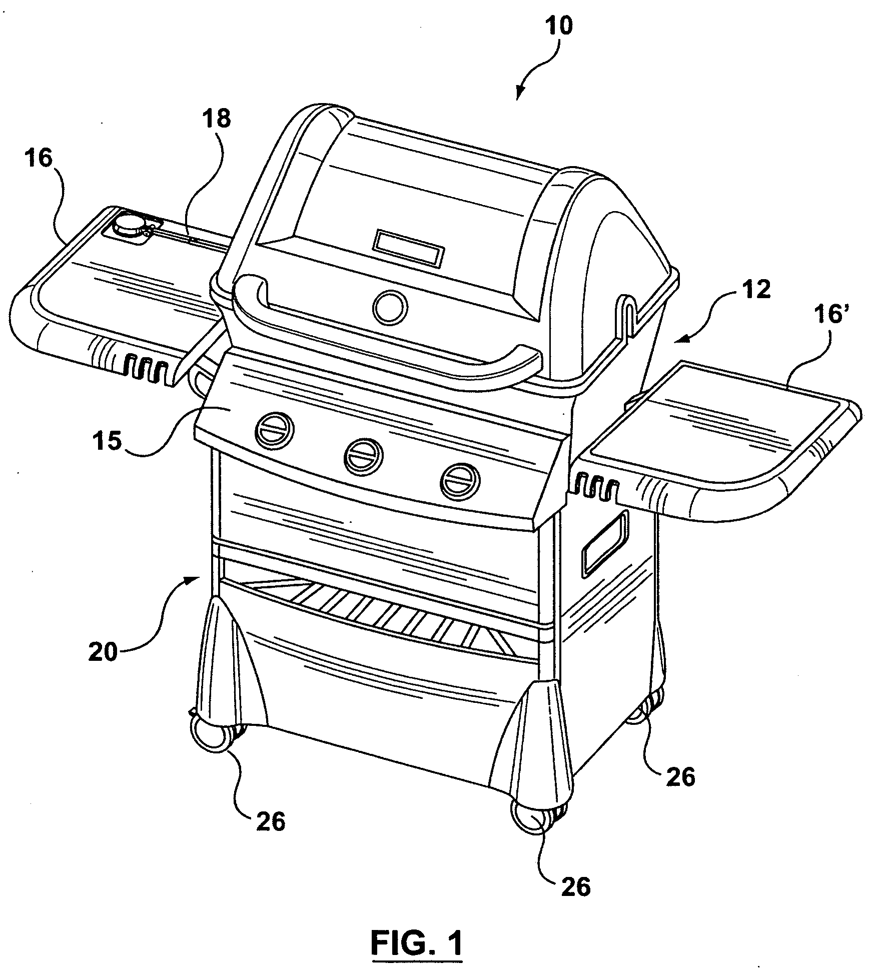 Barbeque grill light