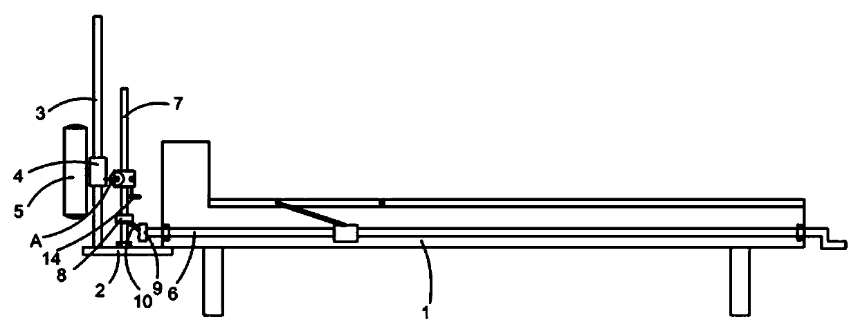 External ventricular drainage follow-up adjustment fixing frame