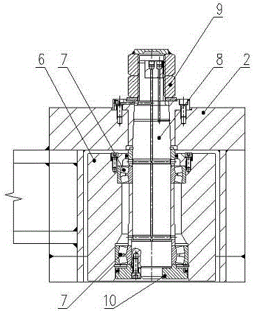 Large bar hydraulic shear front hydraulic automatic guide device