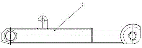 Large bar hydraulic shear front hydraulic automatic guide device