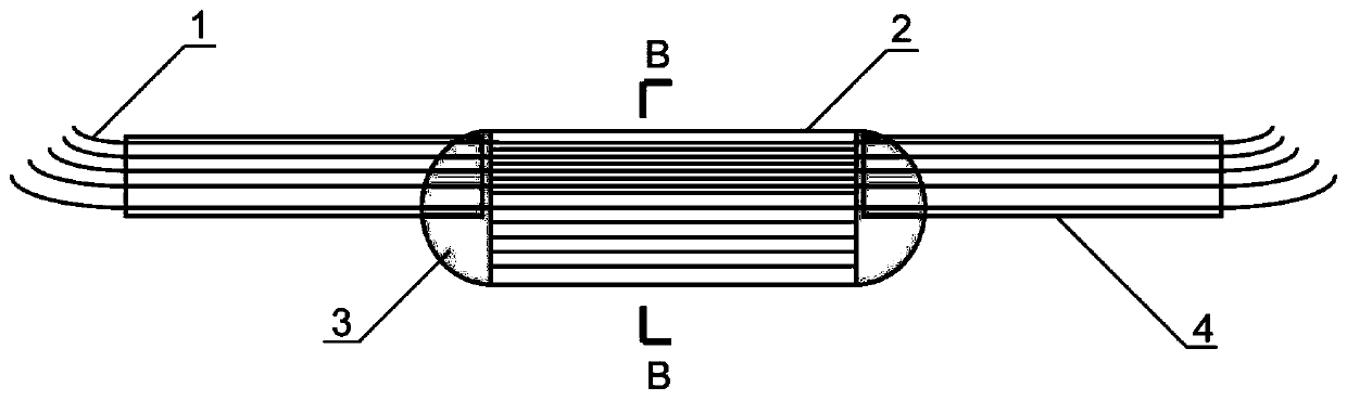 Long-term reinforcing steel bar corrosion monitoring sensor based on long-period fiber bragg grating sleeve structure