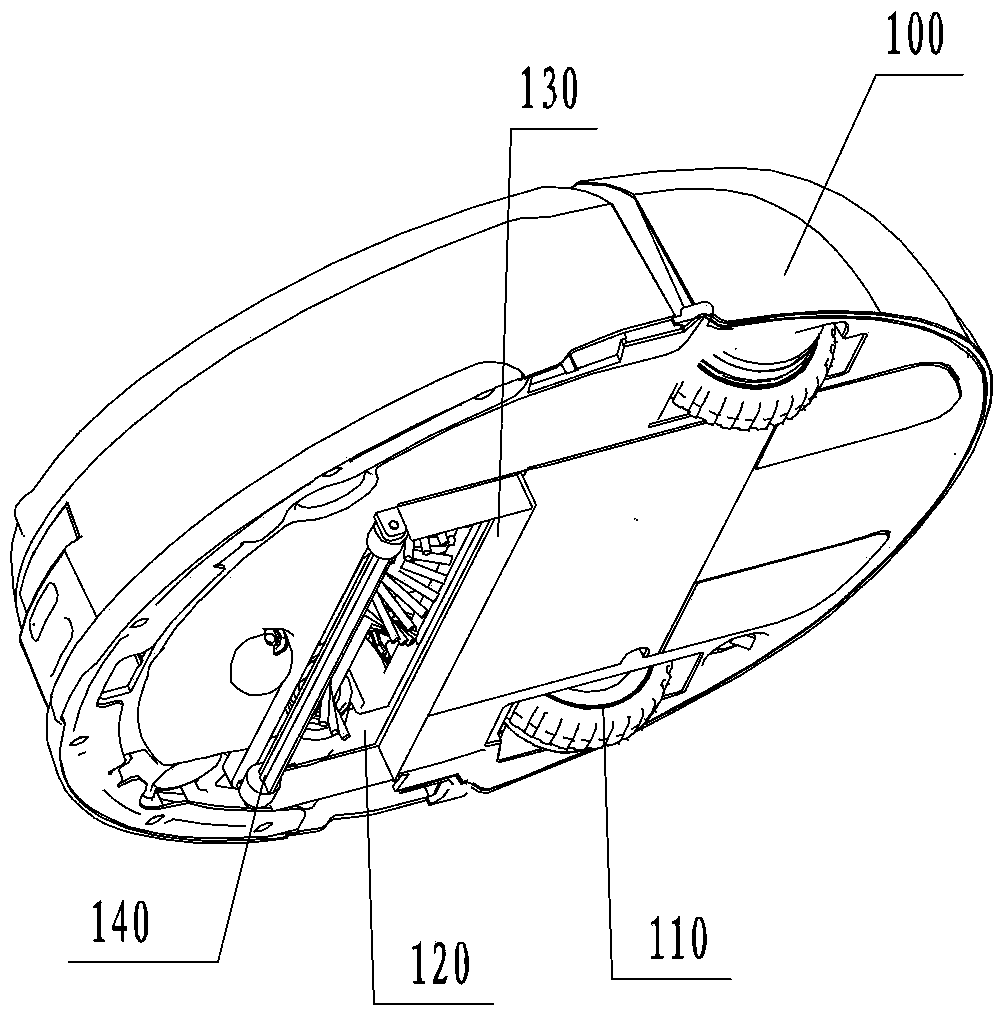 Cleaning robot and floor treatment device