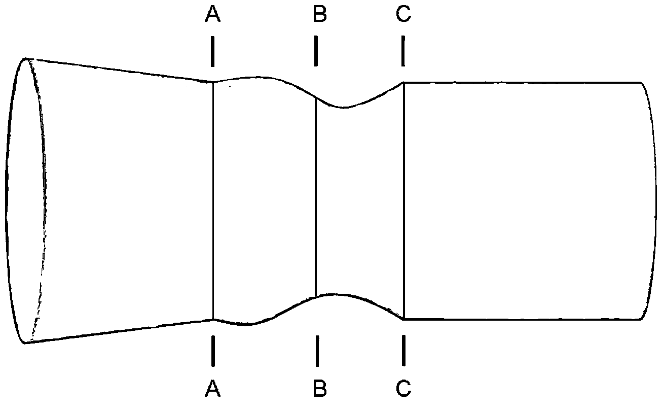 Equal-channel extrusion mold for forming powder superalloy blank