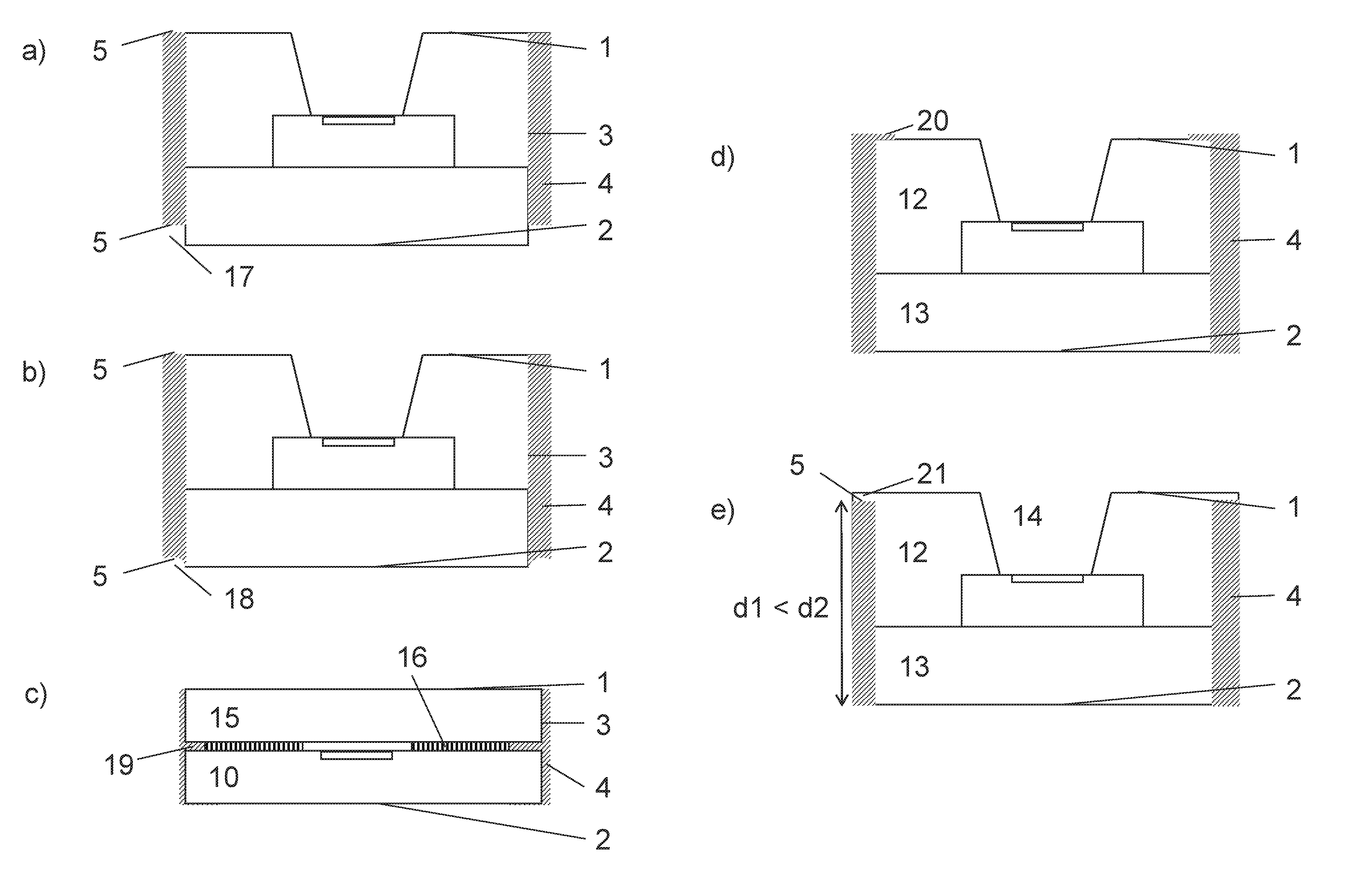 Semiconductor package with coated side walls and method of manufacture