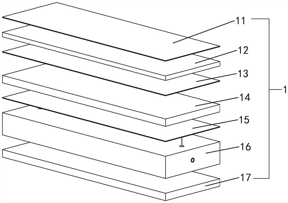 A heating plastic floor laminated with graphene film