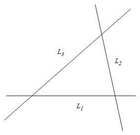 Method for solving intrinsic parameters of parabolic catadioptric camera linearly by utilizing three unparallel straight lines in space