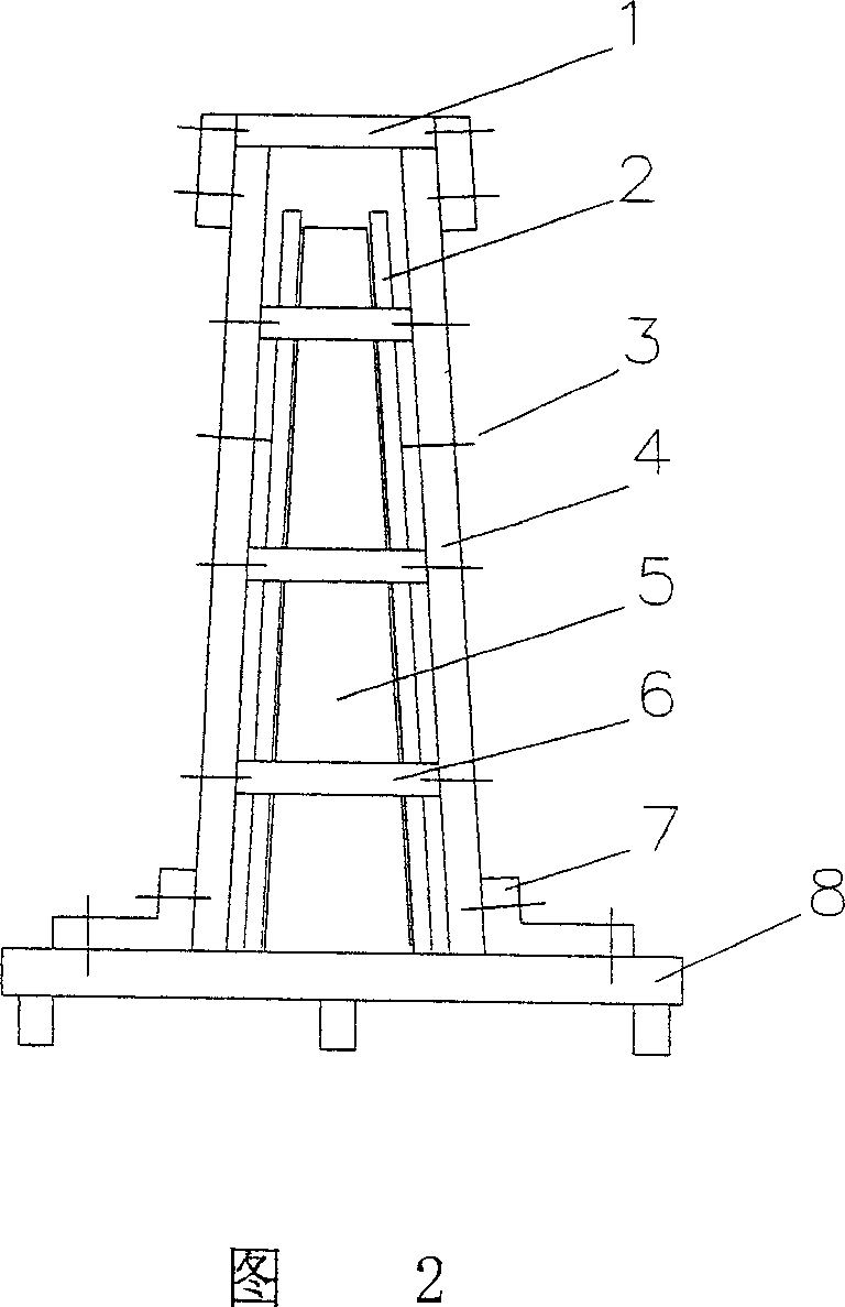 Welding method of titanium alloy framework and covering variable cross-section element