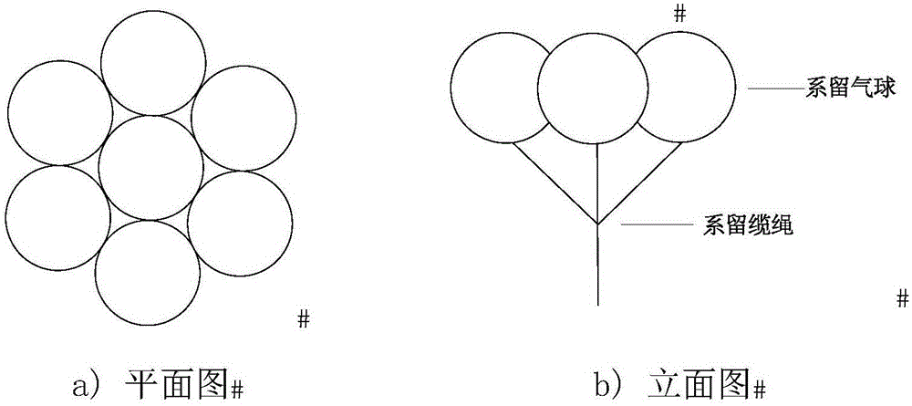 Noise acquisition system carried by captive balloon