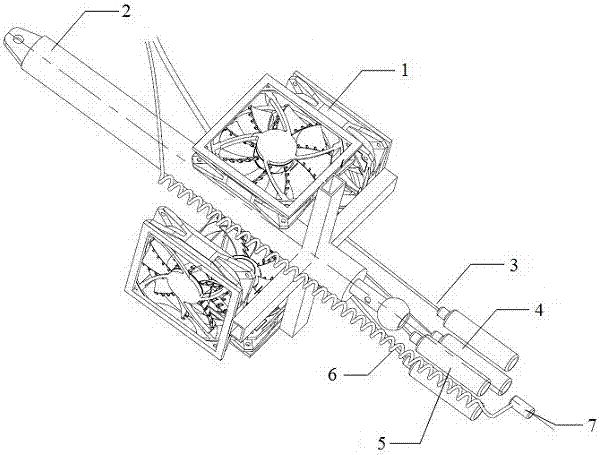 Intelligent laying and recovery device for unmanned ship