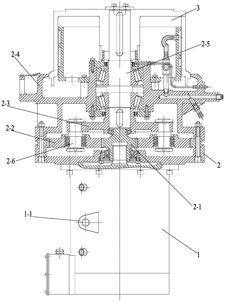 Permanent-magnet decelerating drawing machine drive mechanism