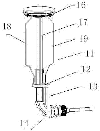 A pull-type drainage control device