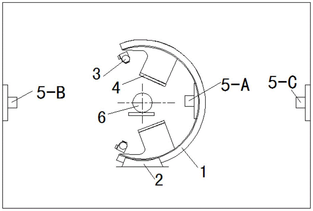 Radiotherapy positioning device and static and dynamic target area positioning method