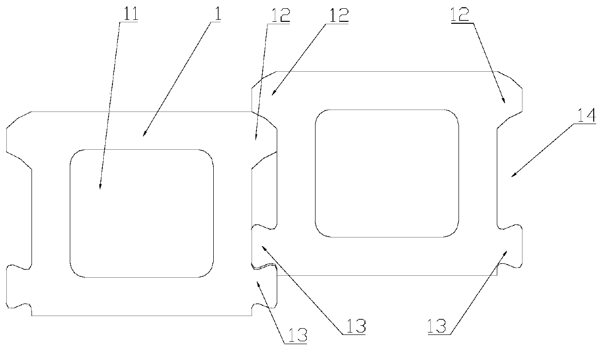 Blocking and locking building brick, retaining wall, protection slope, building method and tiling method