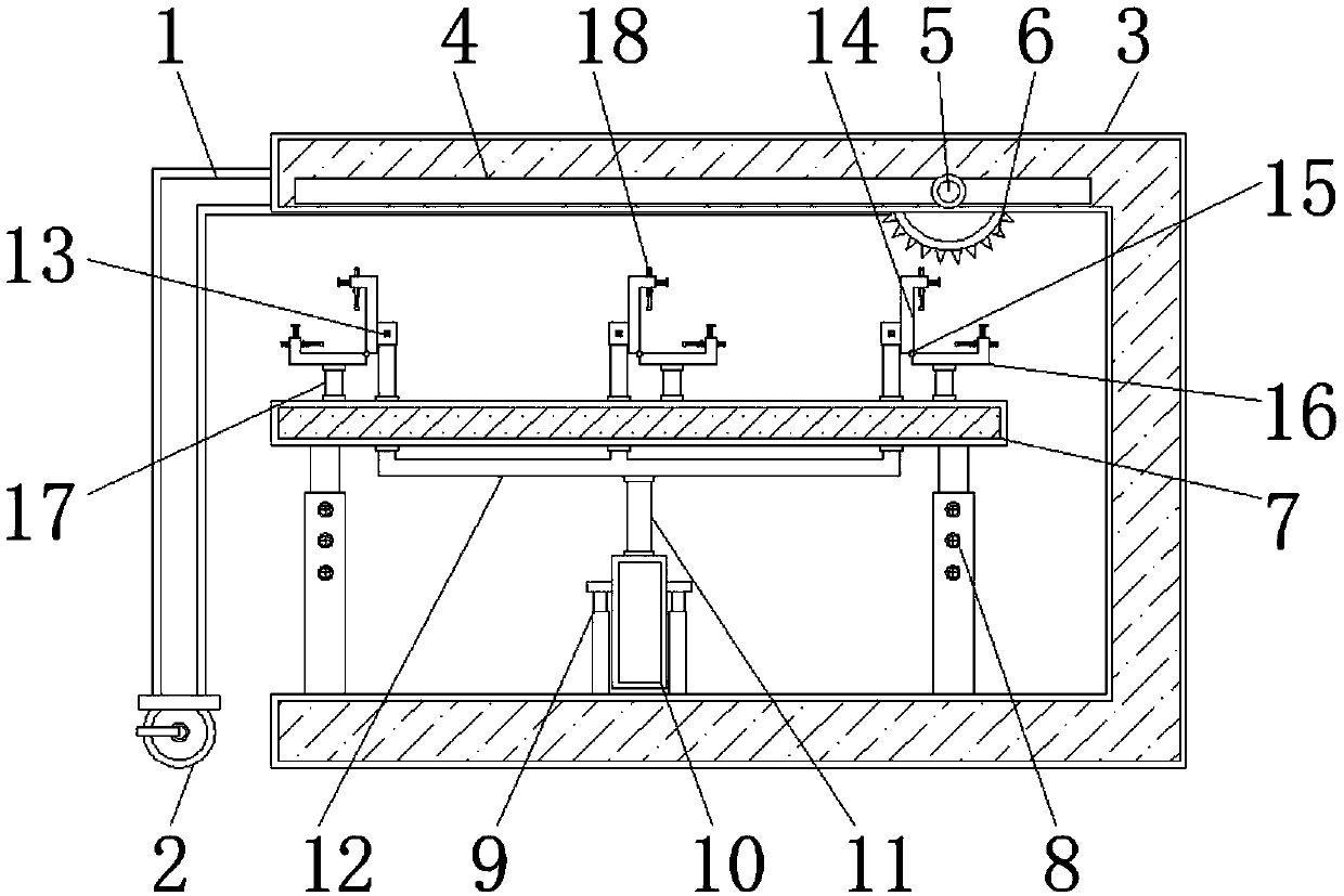 Paper angle bead machining bending device capable of achieving cutting function and facilitating fixing