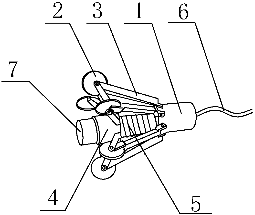 Pipeline diameter measuring device