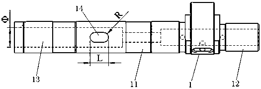 Crankshaft Structure for Reducing Oil Circulation Rate of Rolling Rotor Compressor