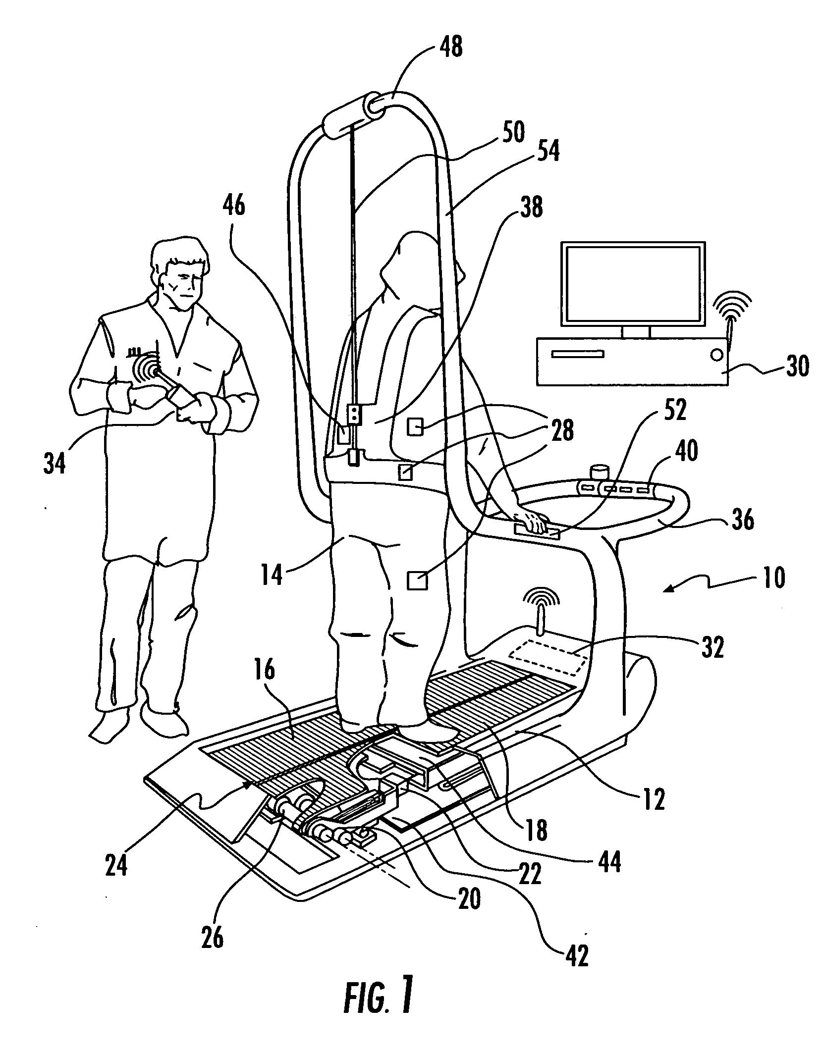 Fall prevention training system and method using a dynamic perturbation platform