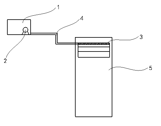 Air conditioner outdoor unit condensed water recovery humidifying device