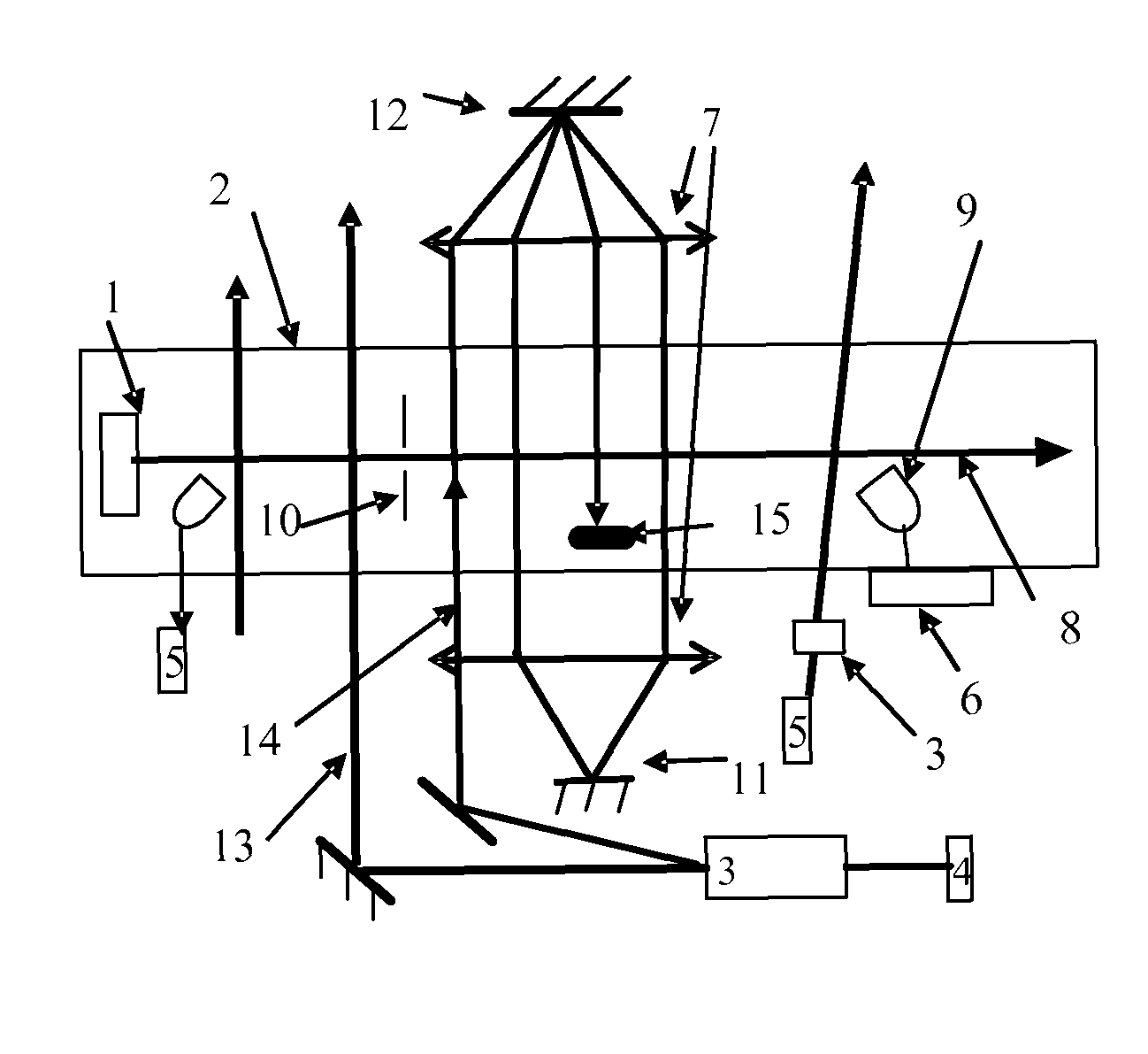 Atomic beam optical frequency atomic clock and a producing method thereof