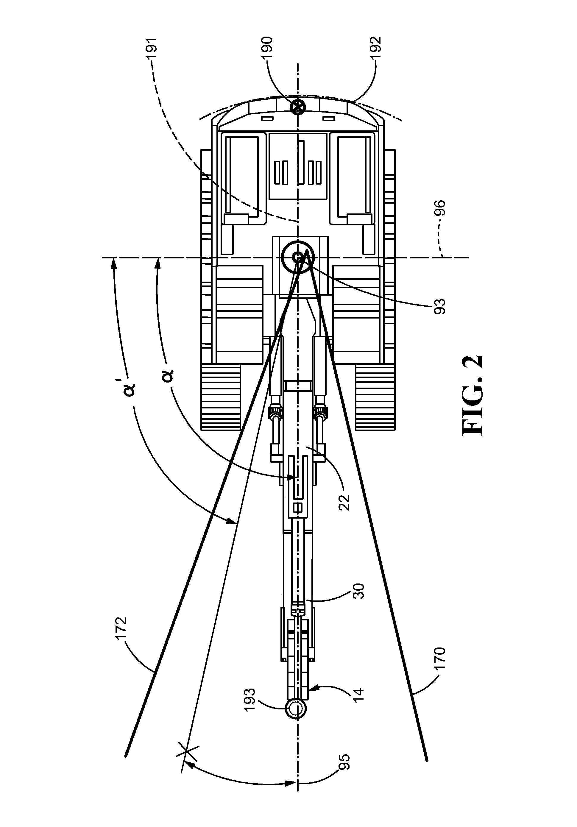 Automatic Swing and Radius Control System and Method for a Machine Implement