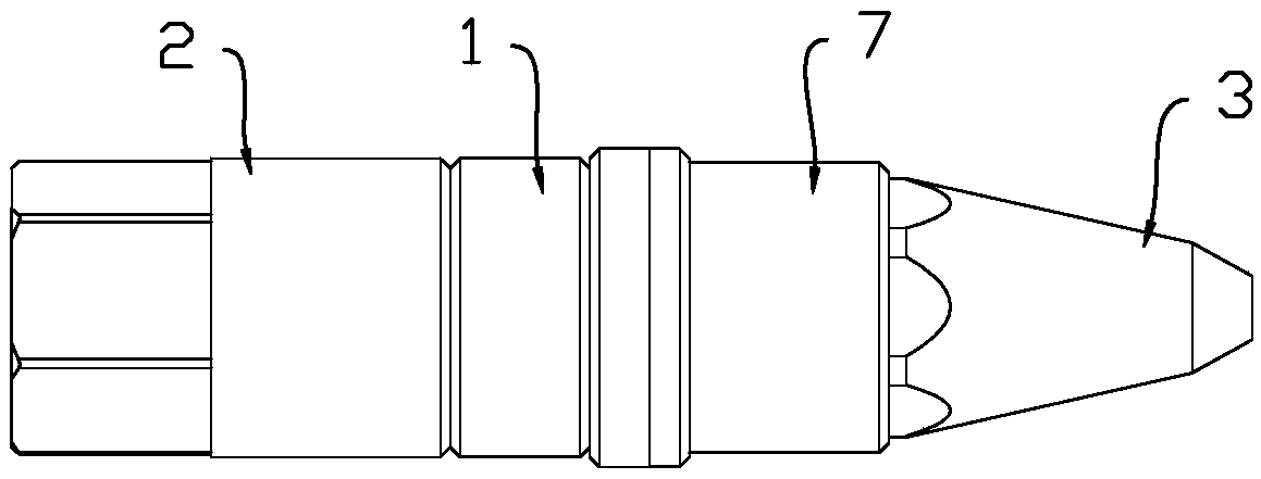 Airflow constraint type fine oil mist nozzle device