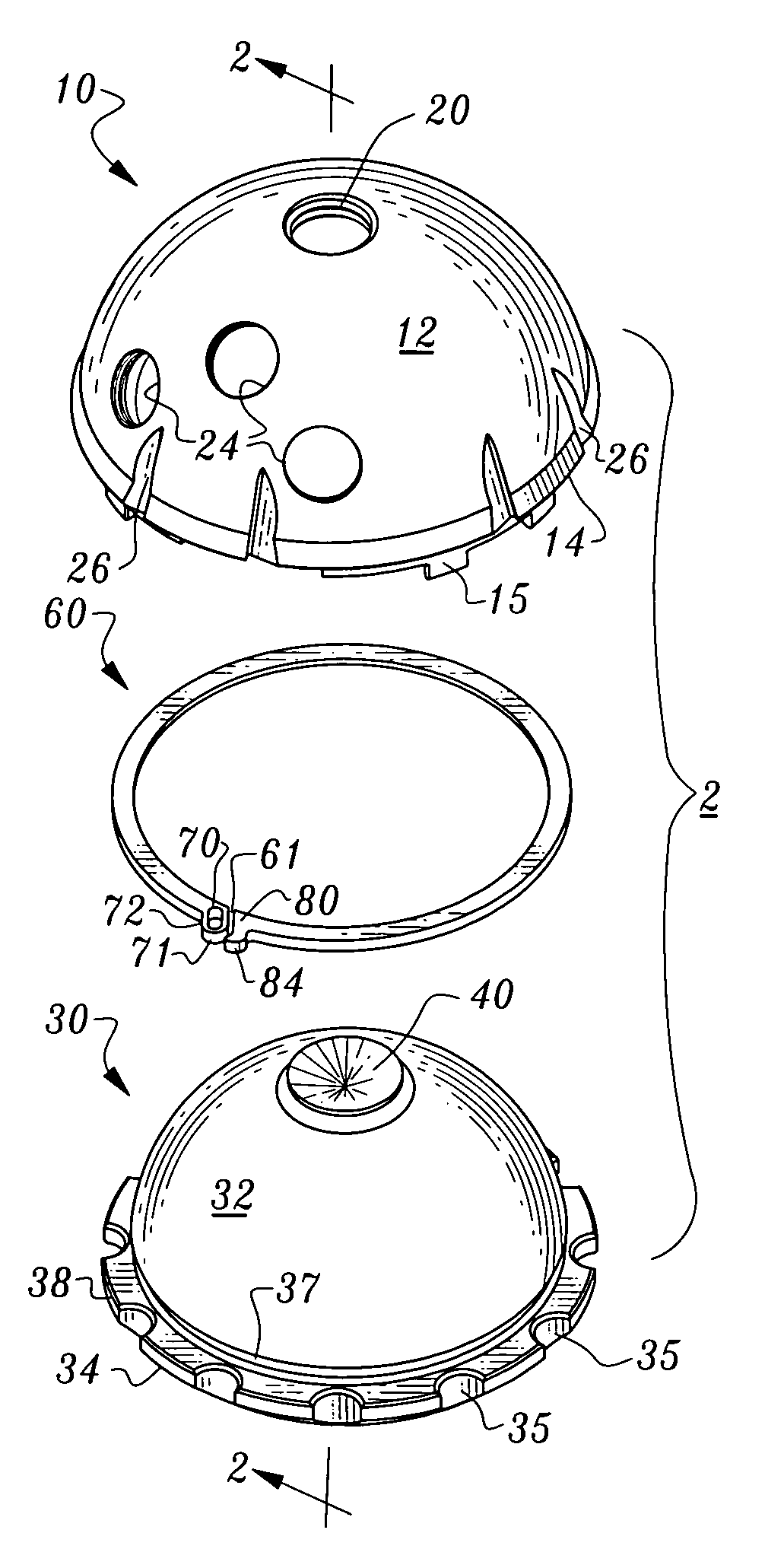 Liner for acetabular cup