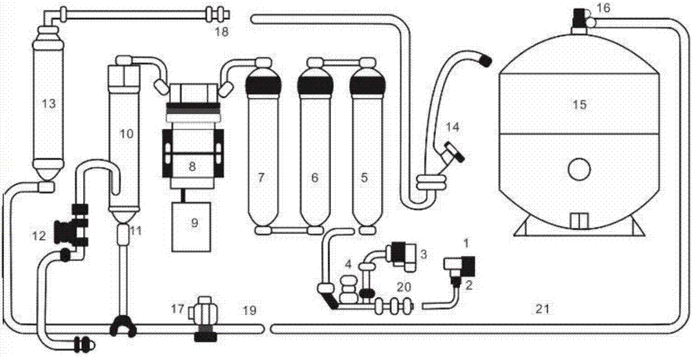 Reverse osmosis water purifier