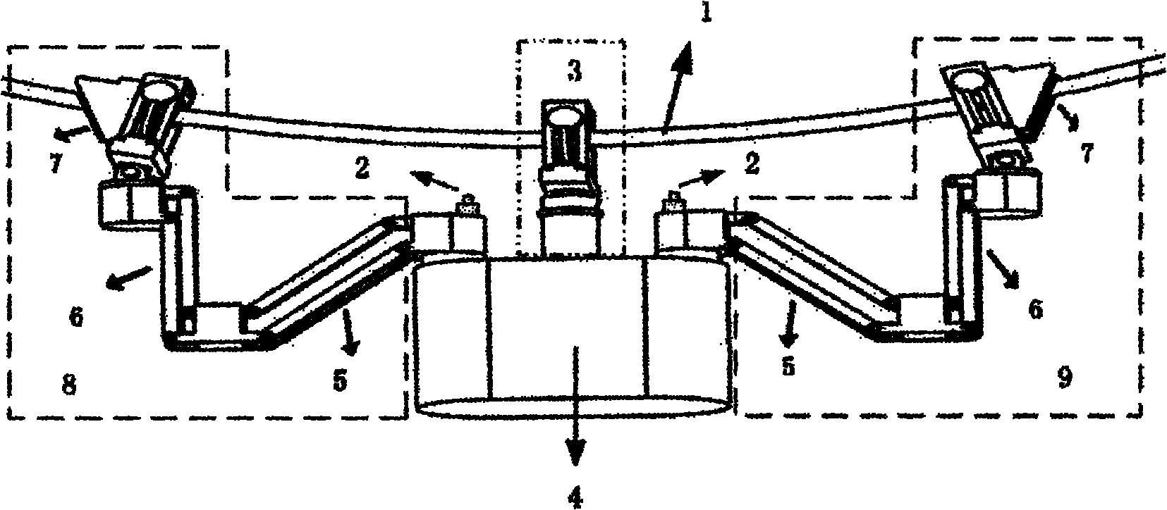 Automatic line-grasping control method of deicing robot in high-voltage transmission line