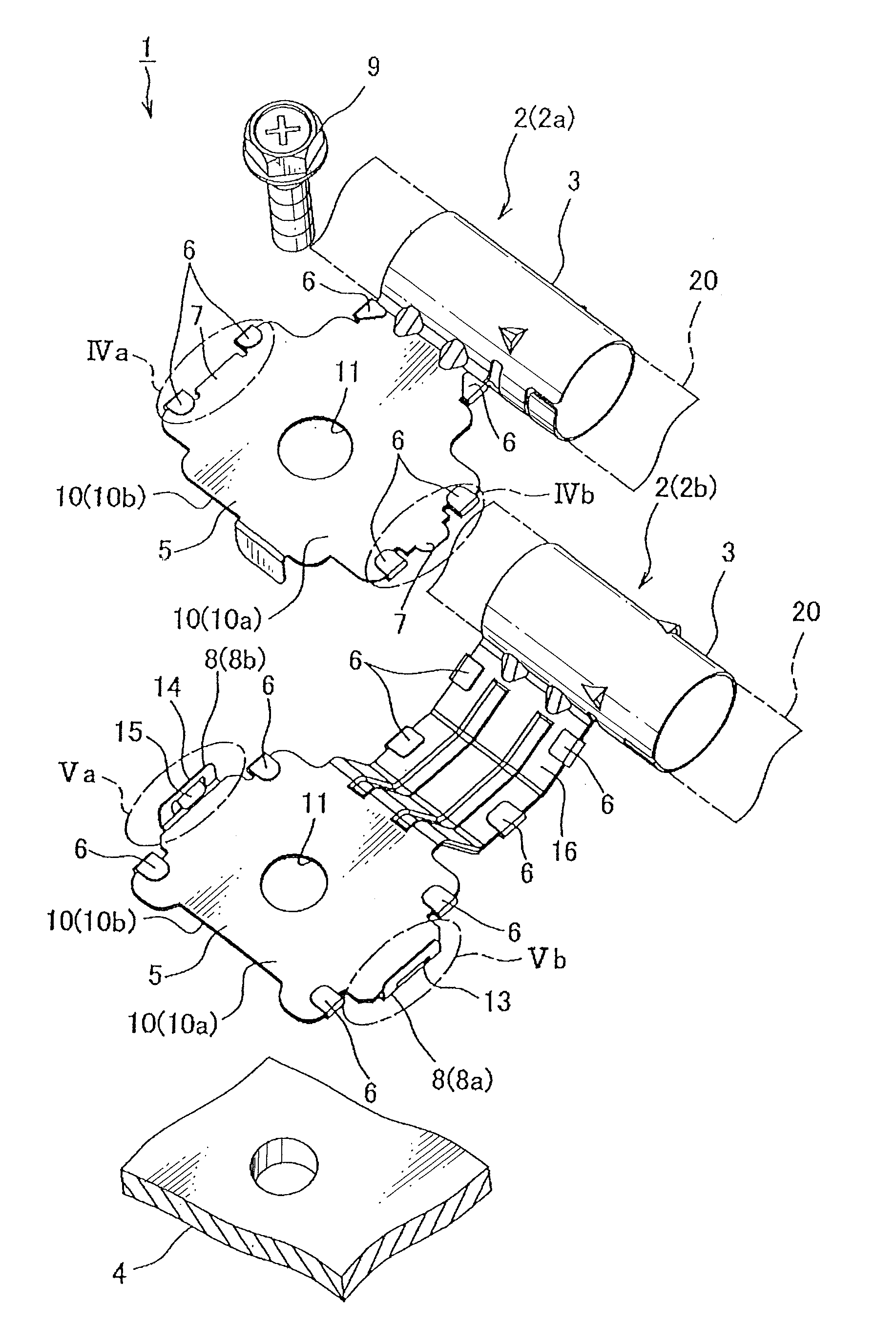 Terminal pair