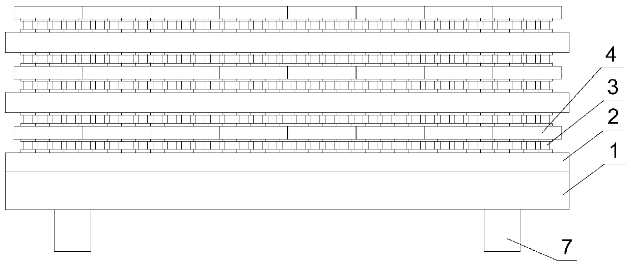 Apparatus for cutting slag pressing brick natural drying