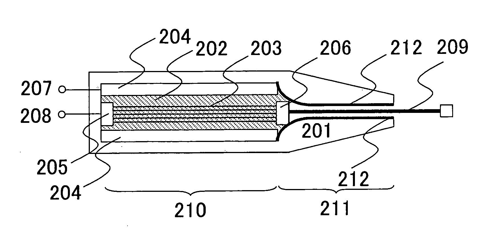 Actuator film material, actuator film and actuator using the same