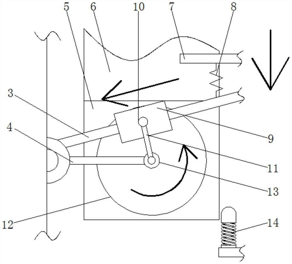 Convenient door opening mechanism for kitchen sliding door