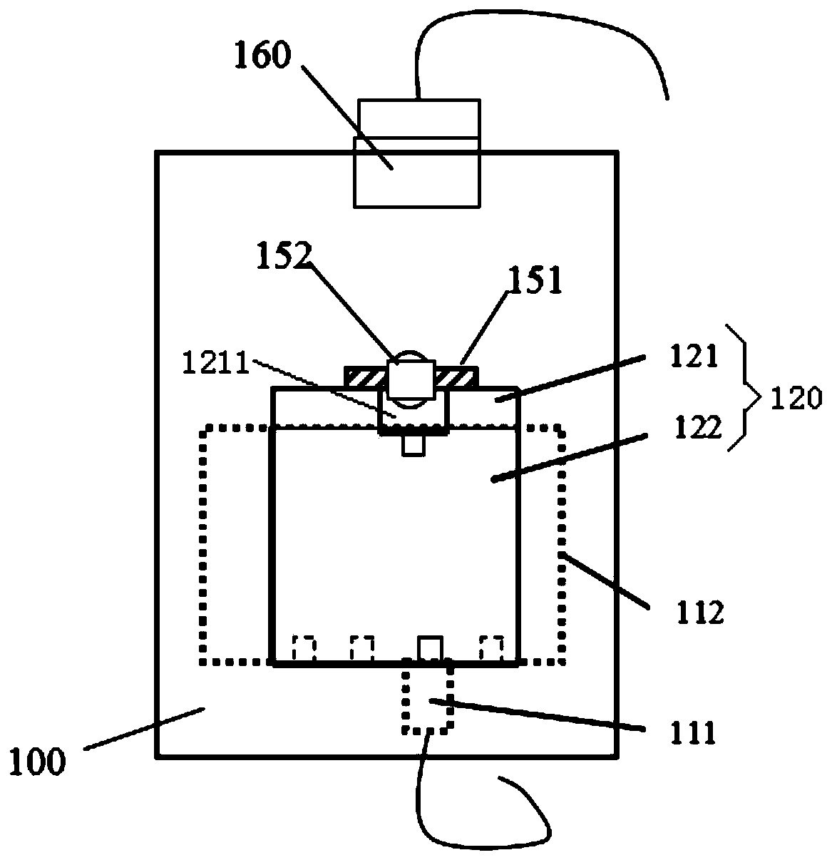 Fixture and method for coupling and fixing between PLC Mux and lens, electronic equipment and computer readable storage medium