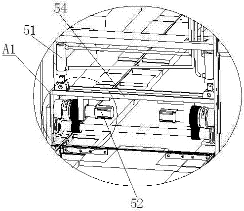 Automatic motion device for linear and transverse direction of agricultural track