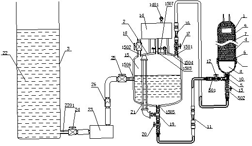 Foam concrete slurry producing and conveying machine