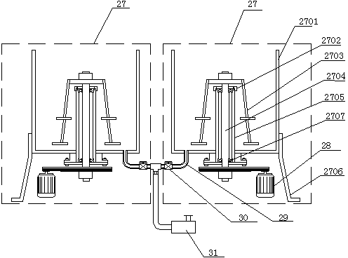 Foam concrete slurry producing and conveying machine