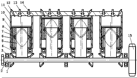 Multi-cylinder internal combustion engine device