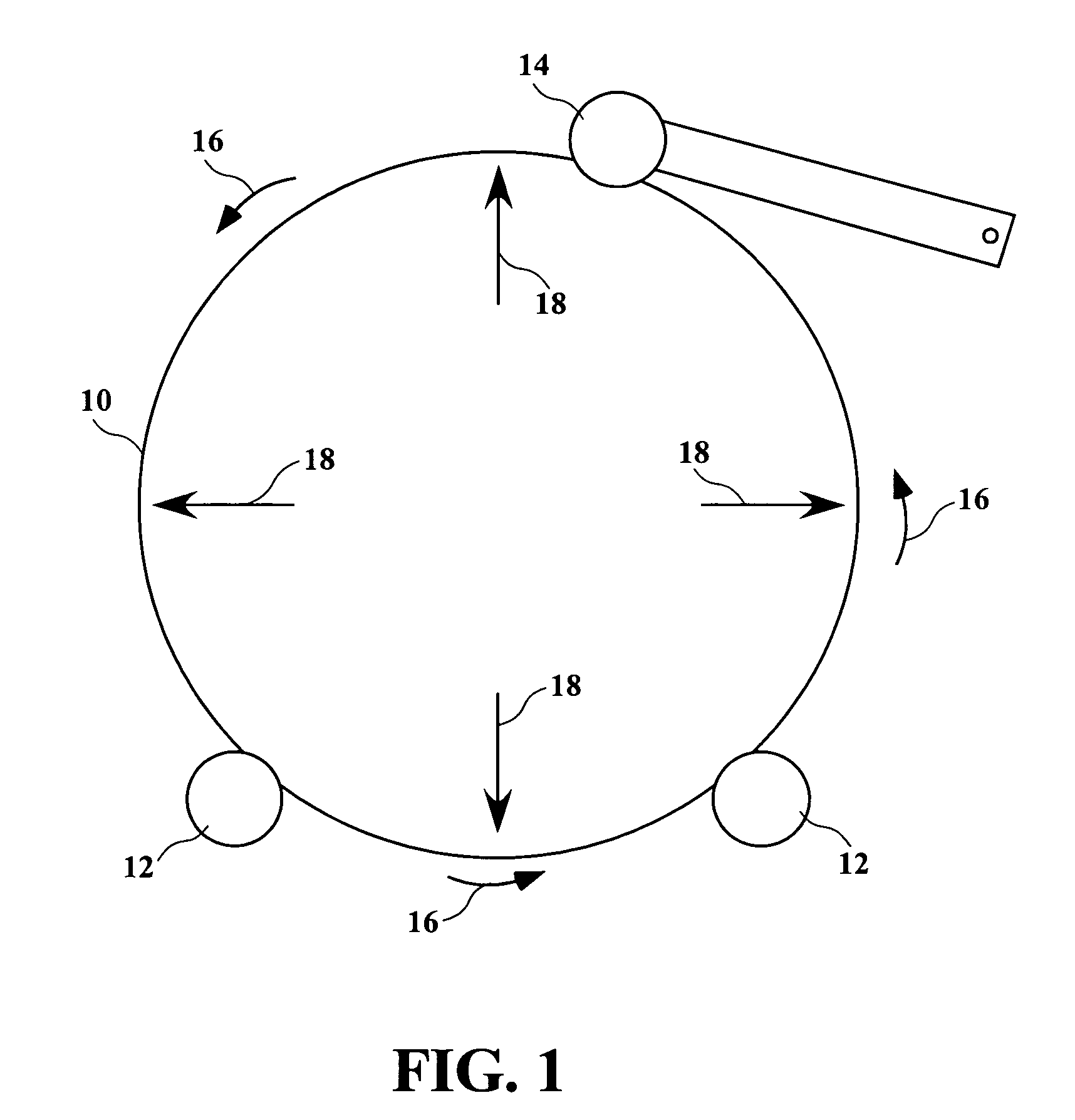 Edge wheel dry manifold