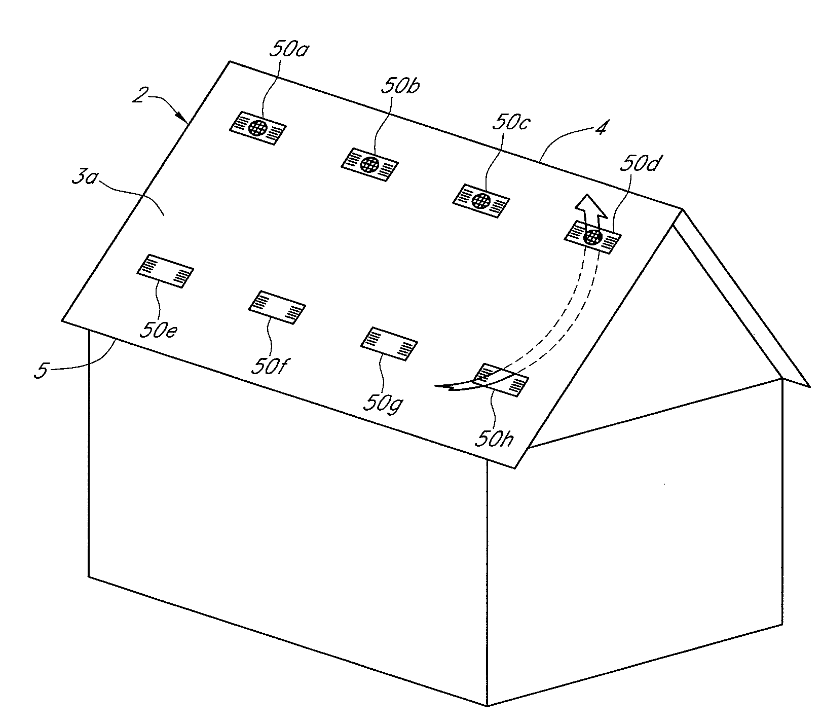 Automatic roof ventilation system