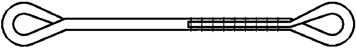 Refueling hose joint drogue parachute framework limiting structure