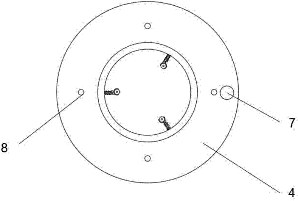 Measuring device of pouring pile concrete surface