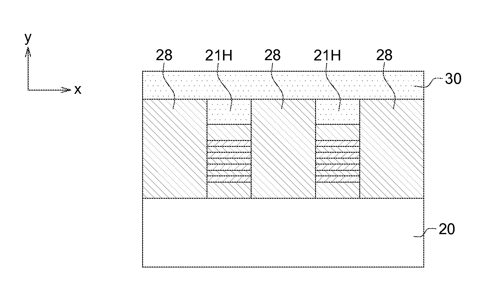 Three dimensional stacked semiconductor structure and method for manufacturing the same