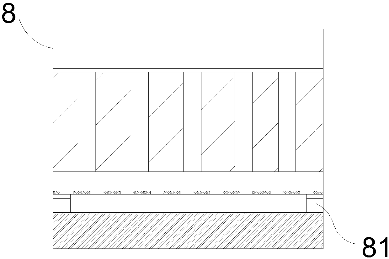 Road paving frame and usage method thereof