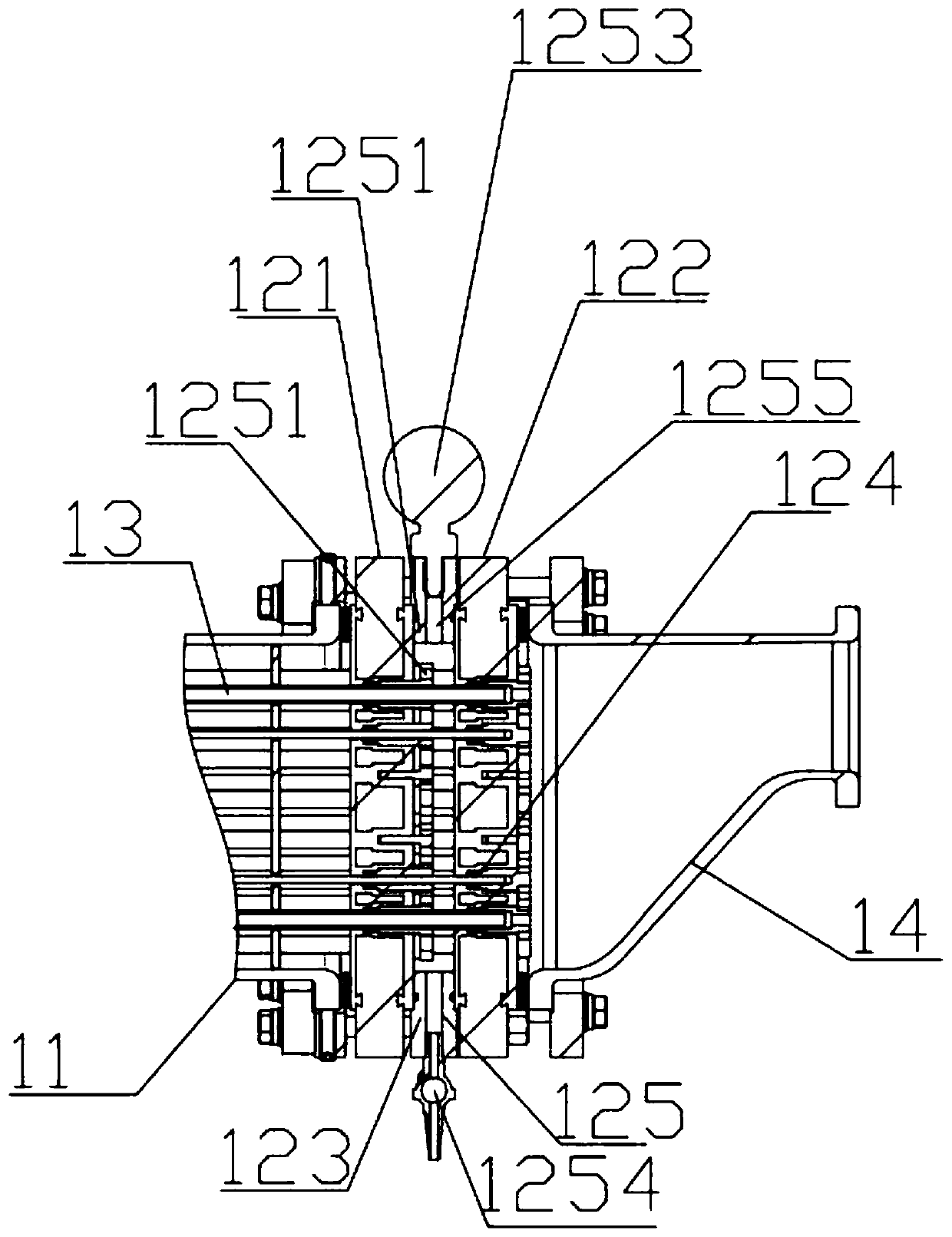 Double-effect heat exchange system capable of reducing cold-hot impact